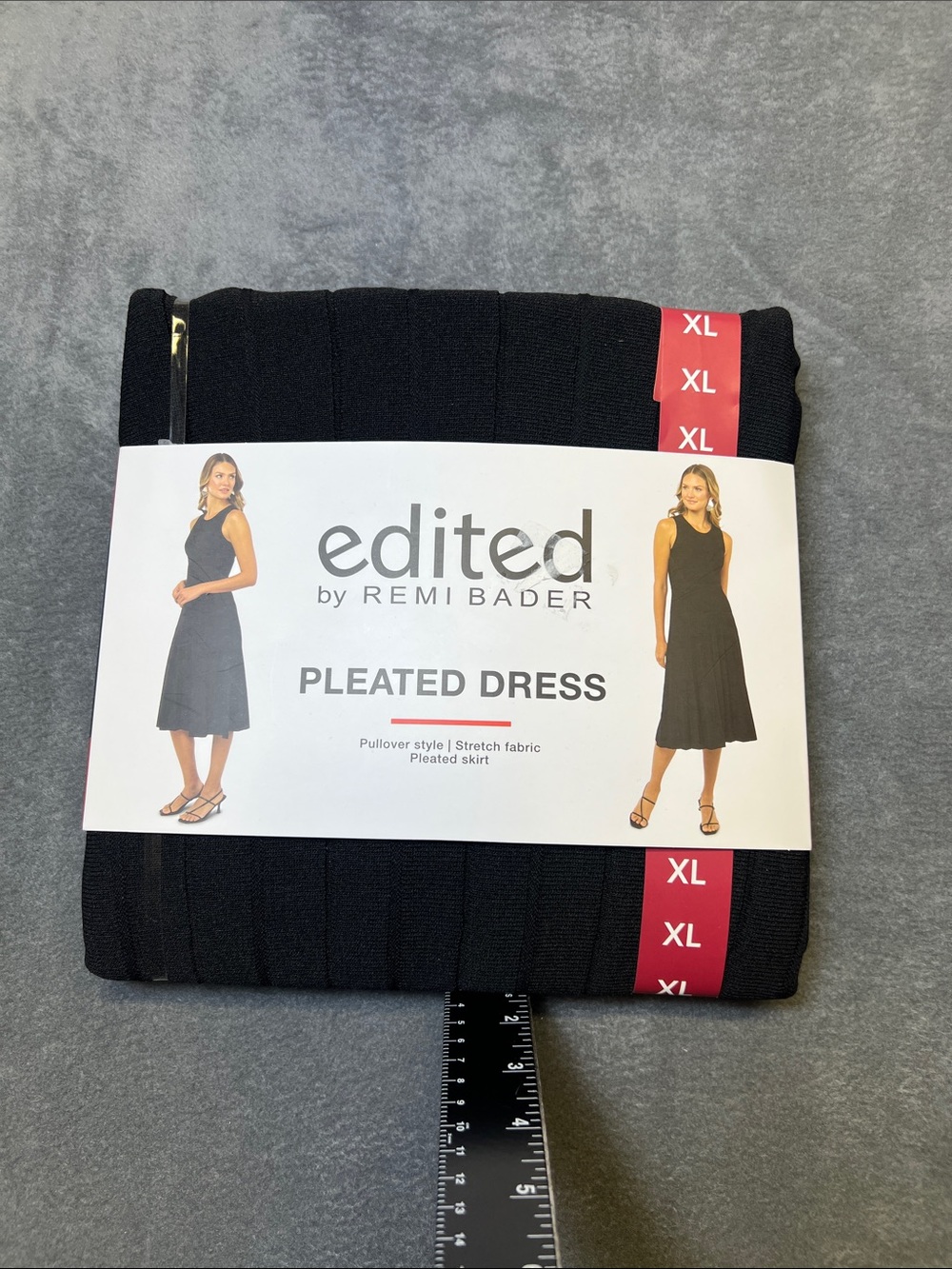 edited by REMI BADER Women’s Black Pleated Maxi Dress - XL